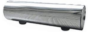 Postel do ložnice 160x200 cm Gia Barva: Krémová - Arizona ICE 19272 / stříbrné 15 cm nožičky / kovový rošt / výška čela 124 cm