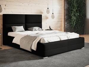 Dvoulůžková postel 160x200 cm Diana Barva: Černá - Jasmine 100