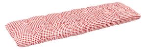 Sedák na lavici prošívaný Červená 41/609 - 40x120 cm