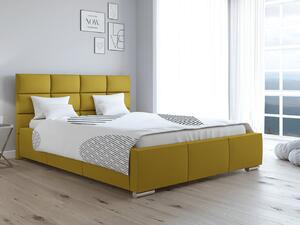 Postel do ložnice 160x200 cm Gia Barva: Žlutá - Fancy 48