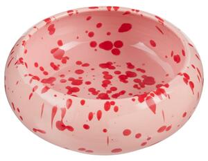 BOOGY SPLASH Miska 16 cm - červená/růžová