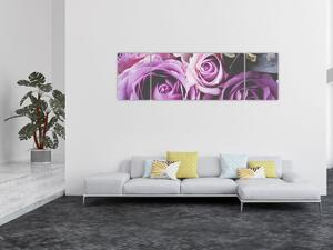 Obraz - Růžičky (170x50 cm)