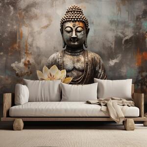 Fototapeta Socha meditujícího Budhy Materiál: Vliesová, Rozměry: 200 x 140 cm