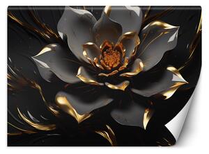 Fototapeta Zlatosivý lotosový květ Materiál: Vliesová, Rozměry: 200 x 140 cm
