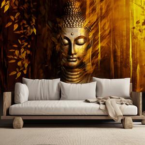 Fototapeta Skrytý zlatý Budha Materiál: Vliesová, Rozměry: 200 x 140 cm