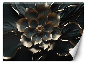 Fototapeta Zlatý květ v luxusním stylu Materiál: Vliesová, Rozměry: 200 x 140 cm