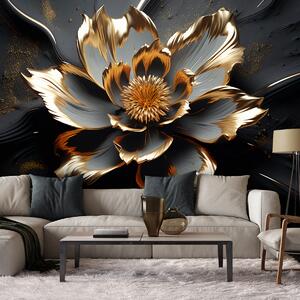 Fototapeta Krásný černozlatý květ Materiál: Vliesová, Rozměry: 200 x 140 cm