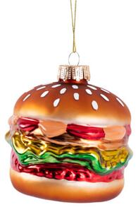 Vánoční ozdoba GLASSO burger 715082