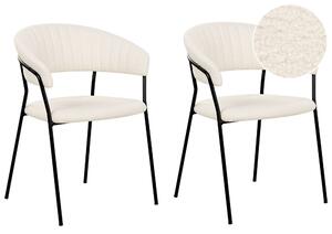 Set 2 ks jídelních židlí Maryna (bílá). 1081250