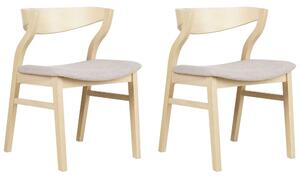Set 2 ks jídelních židlí Maori (světlé dřevo). 1081258