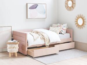 Jednolůžková postel 200 x 90 cm Marza (růžová). 1081268