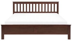 Manželská postel 180 cm Maye (tmavé dřevo). 1081308