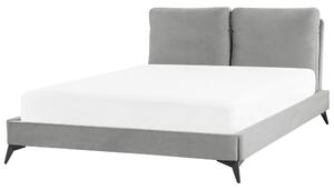 Manželská postel 140 cm Mellody (šedá). 1081335