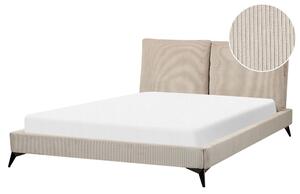 Manželská postel 160 cm Mellody (sivobéžová) (s roštem). 1081352