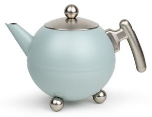 Bredemeijer Dvoustěnná konvička na čaj Duet Bella Ronde 1,2L Light Blue