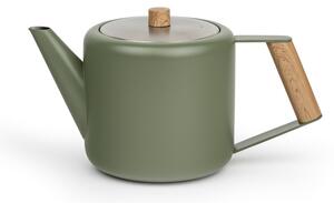 Bredemeijer Dvoustěnná konvička na čaj Duet Boston 1,1L Army Green