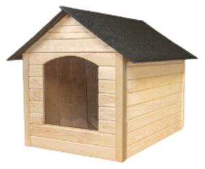 Zateplená bouda pro velikost psa. XL - 113 cm x 90 cm x 89 cm Přírodní
