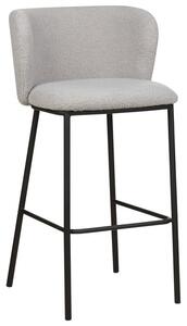 Set 2ks barových židlí Minik (šedé buklé). 1081414