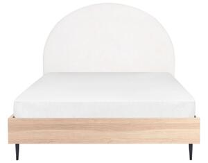 Manželská postel 140 cm Milza (bílá). 1081403