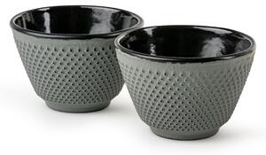 Bredemeijer Litinové hrnky na čaj Xilin Light Green (sada 2 ks)