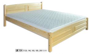 Drewmax Dřevěná postel 160x200 LK104 olše