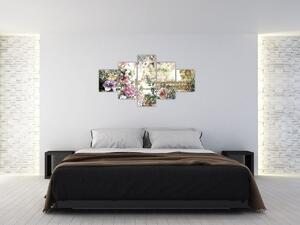 Obraz - Designové květiny (125x70 cm)