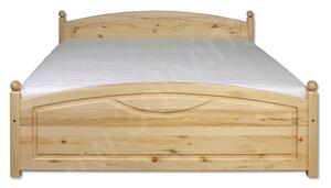Drewmax Dřevěná postel 120x200 LK103 borovice