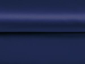 Látka polyesterový satén LUX-L039 Námořnická modrá - šířka 150 cm