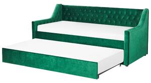 Jednolůžková postel 200 x 90 cm Monza (zelená). 1081520