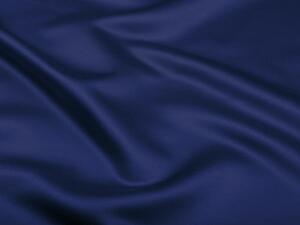 Látka polyesterový satén LUX-L039 Námořnická modrá - šířka 150 cm