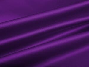 Látka polyesterový satén LUX-L044 Zářivě fialová - šířka 150 cm