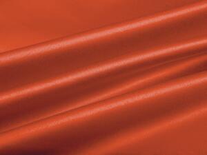 Látka polyesterový satén LUX-L045 Cihlově červená - šířka 150 cm