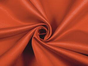 Biante Saténový běhoun na stůl polyesterový Satén LUX-L045 Cihlově červený 35x140 cm