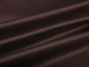 Biante Saténový závěs LUX-L042 Čokoládově hnědý 140x200 cm