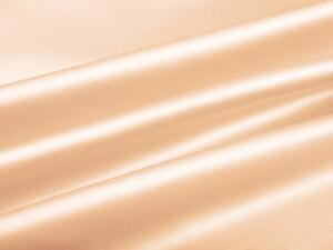 Biante Saténový oválný ubrus polyesterový Satén LUX-L046 Béžový 50x100 cm