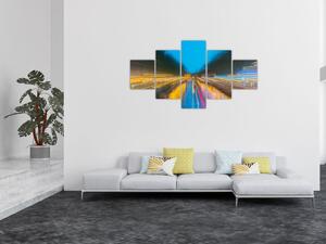 Obraz - Malba abstrakce (125x70 cm)