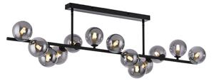 Schöner Wohnen 14505-18 - LED Lustr na tyči DUBAI 13xG9/3W/230V černá/kouřová
