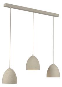 Schöner Wohnen 12541-42 - Lustr na lanku TRAVENTA 3xE27/40W/230V beton