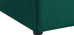 Manželská postel 140 cm Noya (zelená) (s roštem) (s úl. prostorem). 1081727