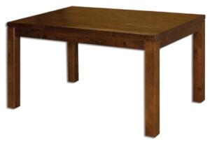 Drewmax Jídelní stůl st302 s180 masiv dub, šířka desky 2,5 cm, 1 křídlo dub přírodní Hrana - S3