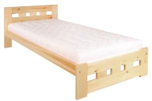 Drewmax Dřevěná postel 100x200 LK145 olše