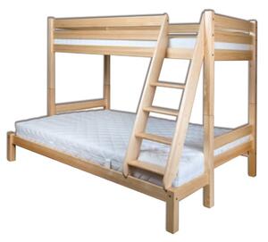 Drewmax Dřevěná postel 90-140x200 LK155 borovice