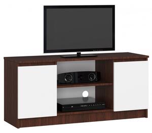 TV stolek RTV K120 wenge/bílá