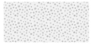 Ruhhy 22790 Vánoční ubrus 180 x 140 cm, bílostříbrná