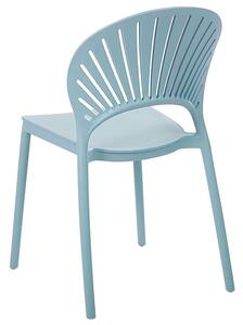 Set 4 ks jídelních židlí Ostza (modrá). 1081821