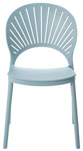 Set 4 ks jídelních židlí Ostza (modrá). 1081821
