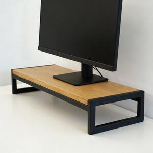 Podstavec pod monitor Frame s masivní dubovou deskou