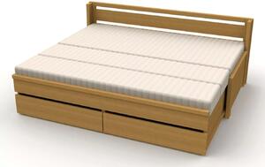 Jelínek Dřevěná postel Diana 200x90 Buk