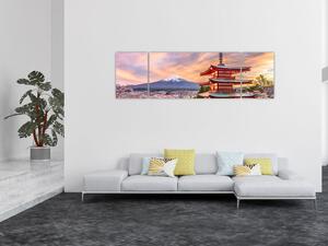 Obraz - Fudži, Japonsko (170x50 cm)