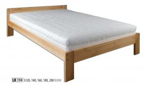 Drewmax Dřevěná postel 140x200 buk LK194 buk